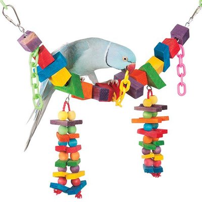 Super Bird Creations Rainbow Bridge Bird Toy, slide 1 of 1