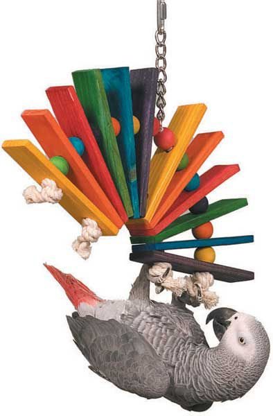Super Bird Creations Peacock Senior Bird Toy slide 1 of 4