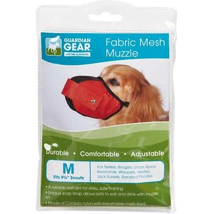 Guardian Gear Fabric Mesh Dog Muzzle, Medium