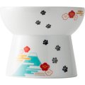 Necoichi Raised Cat Food Bowl, Fuji, Large