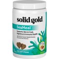 Solid Gold Supplements SeaMeal Skin & Coat, Digestive & Immune Health Soft Chews Grain-Free Dog Supplement, 120 count