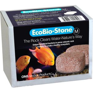 EcoBio-Block EcoBio-Stone with Beneficial Aquarium Bacteria, Medium, 2 Pack