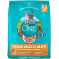 Purina ONE Tender Selects Blend with Real Chicken Dry Cat Food, 3.5-lb bag