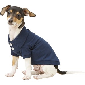 Frisco Classic Dog Polo Shirt, Navy, X-Small