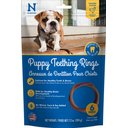 N-Bone Puppy Teething Ring Chicken Flavor Dog Treats, 6 count