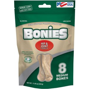 BONIES Hip & Joint Formula Medium Dog Treats, 8 count