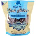 Simply Wild Cod Skins Dehydrated Dog Treats, 6.6-oz bag
