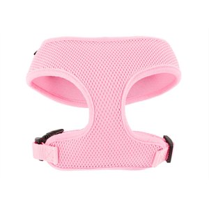 Frisco Small & Medium Breed Soft Mesh Back Clip Dog Harness, Pink, 14 to 18.5-in chest