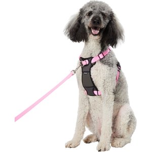 Frisco Padded Nylon No Pull Dog Harness, Pink, 26 to 40-in chest