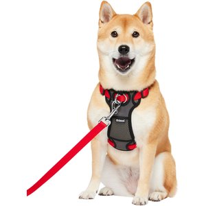 Frisco Padded Nylon No Pull Dog Harness, Red, 22 to 34-in chest