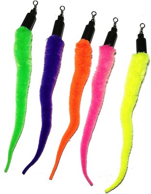 Pet Fit For Life 5 Piece Squiggly Worm Replacement Pack for Wand Cat Toy, slide 1 of 1