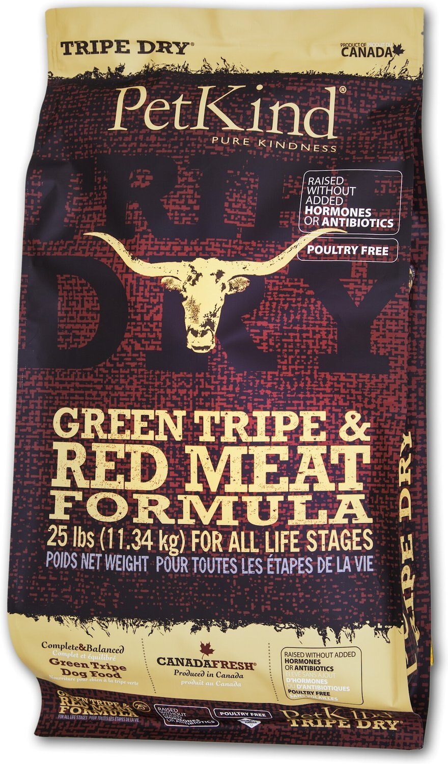 PetKind Tripe Dry Red Meat & Green Tripe Formula Grain ...