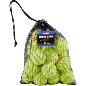 Tourna Pressureless Tennis Balls Dog Toy, 18 count