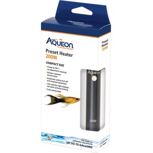 Aqueon Preset Aquarium Heater, 200-watt