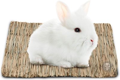 SunGrow Rabbit Grass Mat, Cage Bedding Accessories, Hay Chew Toy For Bunny, Guinea Pig., slide 1 of 1