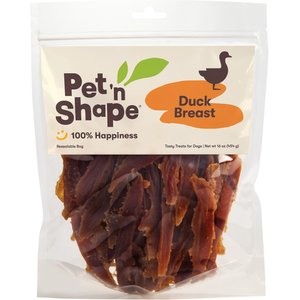 Pet 'n Shape Duck Breast Fillets Dog Treats, 16-oz bag
