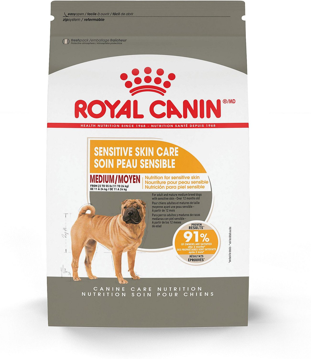 Royal Canin Medium Sensitive Skin Care Adult Medium Breed Dry Dog