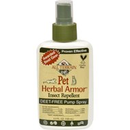 All Terrain Herbal Armor Natural Insect Repellent Dog & Cat Spray, 4-oz bottle
