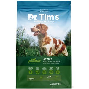 Dr. Tim's Active Dog Pursuit Formula Dry Dog Food, 40-lb bag