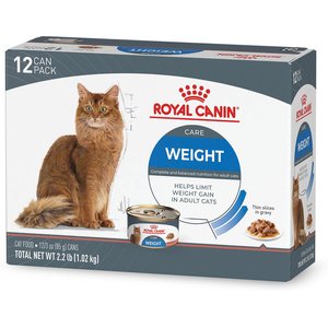 Royal Canin Feline Weight Care Thin Slices in Gravy Canned Adult Canned Cat Food, 3-oz, pack of 12