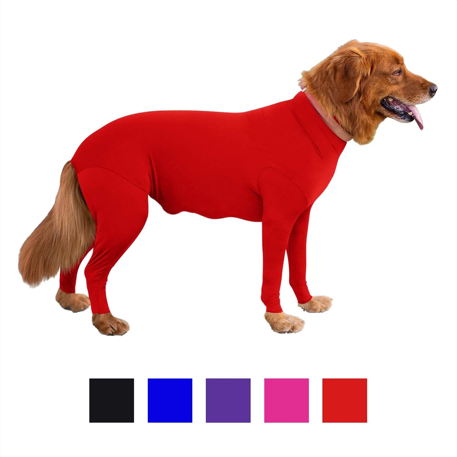shed defender shedding dog bodysuit, red, mini - chewy.com
