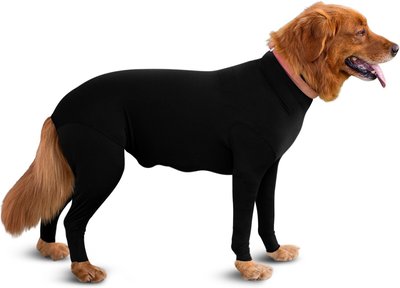 shed defender shedding dog bodysuit, black, medium - chewy.com