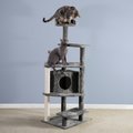 Tiger Tough Platform House Playground 59.8-in Faux Fur Cat Tree & Condo