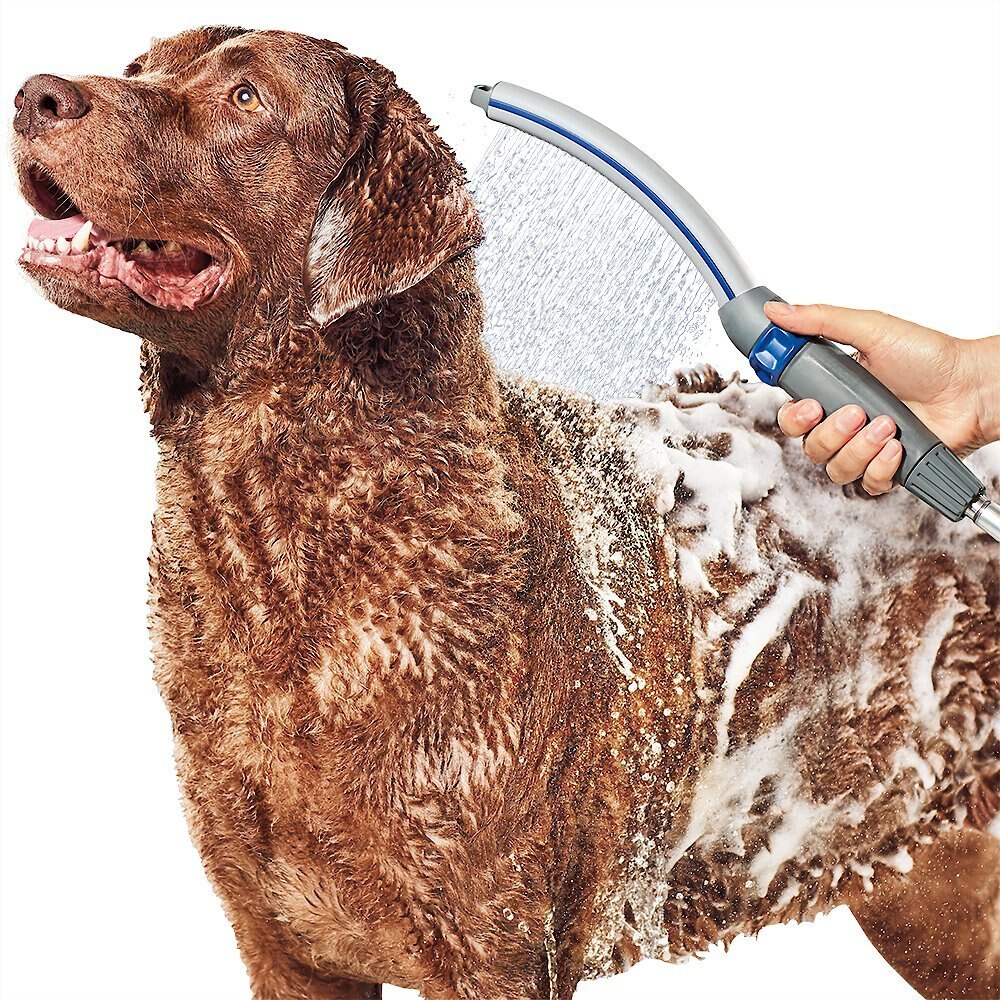 Waterpik Pet Wand Pro Dog Shower, Dog Wash Bathtub Attachment
