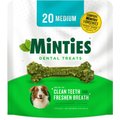 VetIQ Minties Medium/Large Dental Dog Treats, 20 count