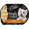 Cesar Simply Crafted Chicken, Carrots, Barley & Spinach Limited-Ingredient Wet Dog Food Topper