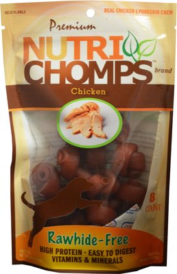Nutri Chomps Mini Chicken Knot Dog Treats, slide 1 of 1