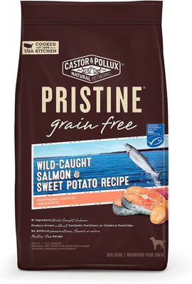 Castor & Pollux PRISTINE Grain-Free Wild-Caught Salmon & Sweet Potato Recipe Dry Dog Food