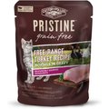 Castor & Pollux PRISTINE Grain-Free Free-Range Turkey Recipe Morsels in Gravy Cat Food Pouches, 3-oz, case of 24