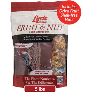 Lyric Fruit & Nut High Energy Mix Wild Bird Food, 5-lb bag
