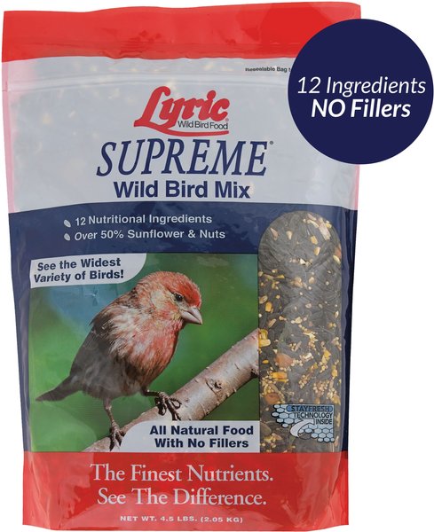 Lyric Supreme Wild Bird Food, 4.5-lb bag slide 1 of 9