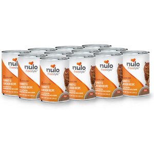 Nulo Freestyle Turkey & Chicken Recipe Grain-Free Canned Cat & Kitten Food, 12.5-oz, case of 12
