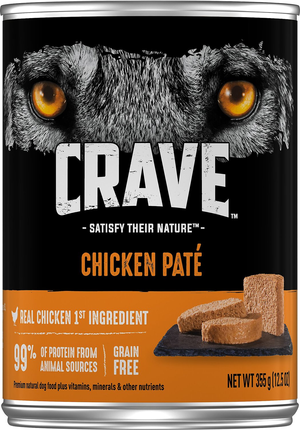 Crave Chicken Pate Grain Free Canned Dog Food 12 5 Oz Case Of 12