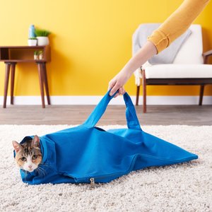Cat-in-the-bag E-Z-Zip Cat Carrier Bag, Cobalt, X-Large