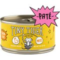 Tiny Tiger Pate Chicken Recipe Grain-Free Canned Cat Food, 3-oz, case of 24