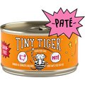 Tiny Tiger Pate Turkey and Giblets Recipe Grain-Free Canned Cat Food, 3-oz, case of 24