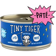 Tiny Tiger Pate Whitefish and Tuna Recipe Grain-Free Canned Cat Food
