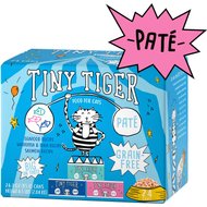 Tiny Tiger Pate Seafood Recipes Variety Pack Grain-Free Canned Cat Food, 3-oz, case of 24