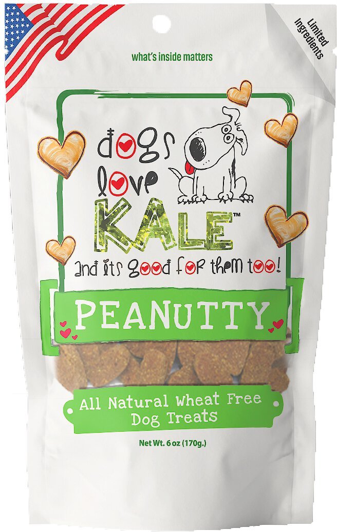 Dogs Love Us Dogs Love Kale Peanutty Gluten-Free Dog Treats