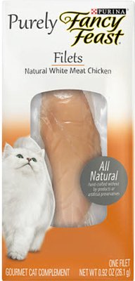 Fancy Feast Purely Natural White Meat Chicken Filets Cat Food Topper, slide 1 of 1