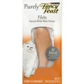Fancy Feast Purely Natural White Meat Chicken Filets Cat Food Topper, 10 count
