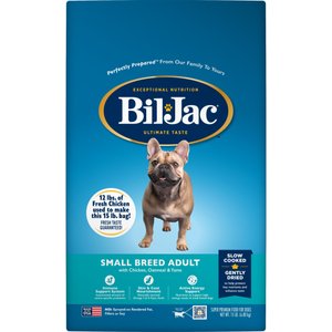 Bil-Jac Small Breed Adult Chicken, Oatmeal & Yams Recipe Dry Dog Food, 15-lb bag