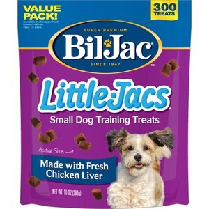 Bil-Jac Little-Jacs Small Dog Chicken Liver Training Dog Treats, 10-oz bag