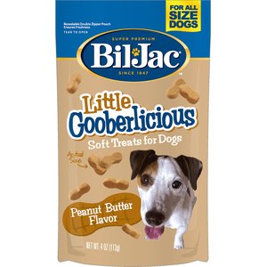 Bil-Jac Little Gooberlicious Peanut Butter Flavor Soft Dog Treats, 4-oz bag