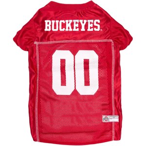 Pets First NCAA Dog & Cat Jersey, Ohio State Buckeyes, X-Large