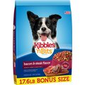 Kibbles 'n Bits Bacon & Steak Flavor Dry Dog Food, 17.6-lb bag
